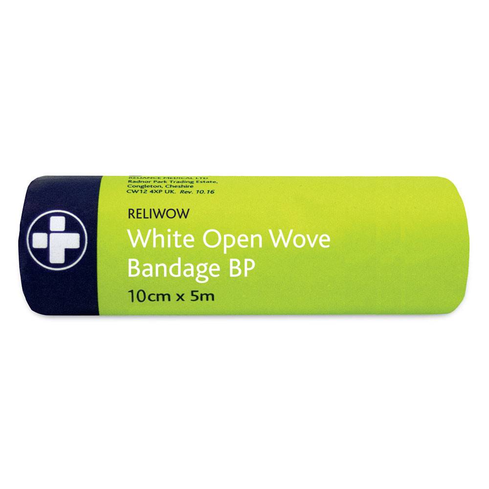 Pansement tissé ouvert Reliwow 10 cm x 5 m