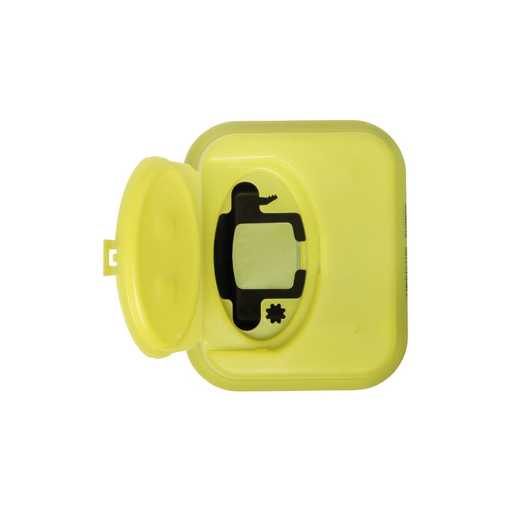 Bac à déchets tranchants jaune de 5 litres Sharpsafe
