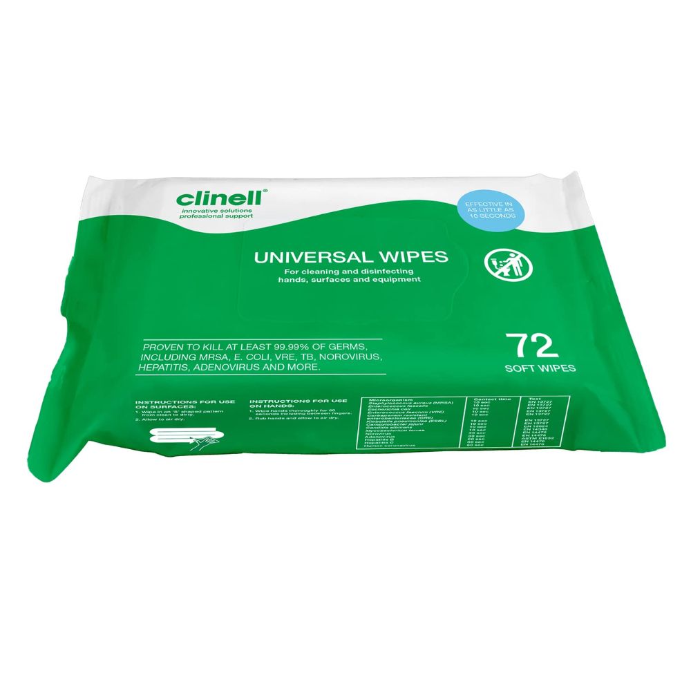 Clinell Lingettes Universelles 72