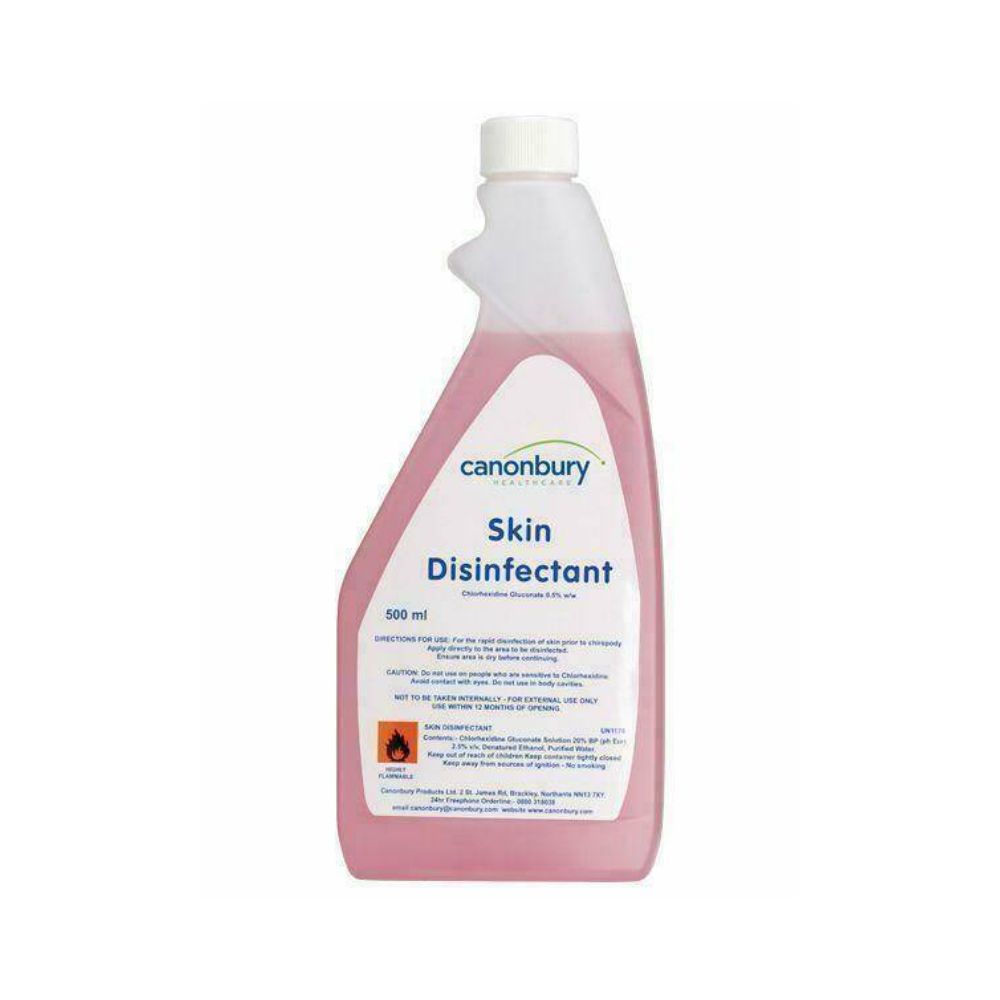 Spray cutané à la chlorhexidine 500 ml