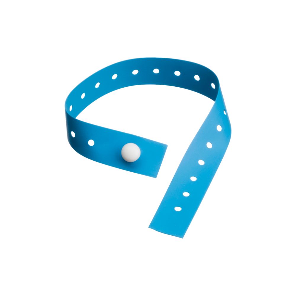 Bande adulte à usage unique garrot bleu avec fermeture à un seul bouton