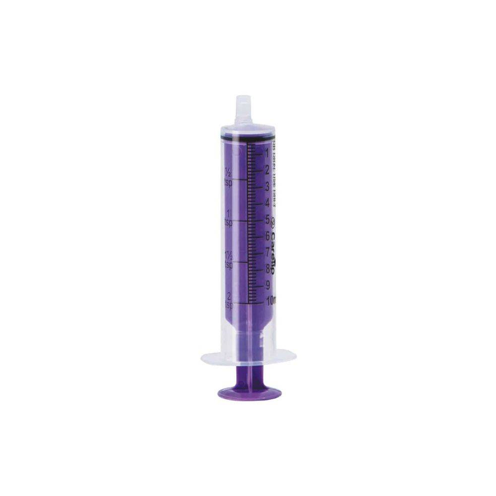 Syringes jetables CareTip pour alimentation orale/entérale de 10 ml