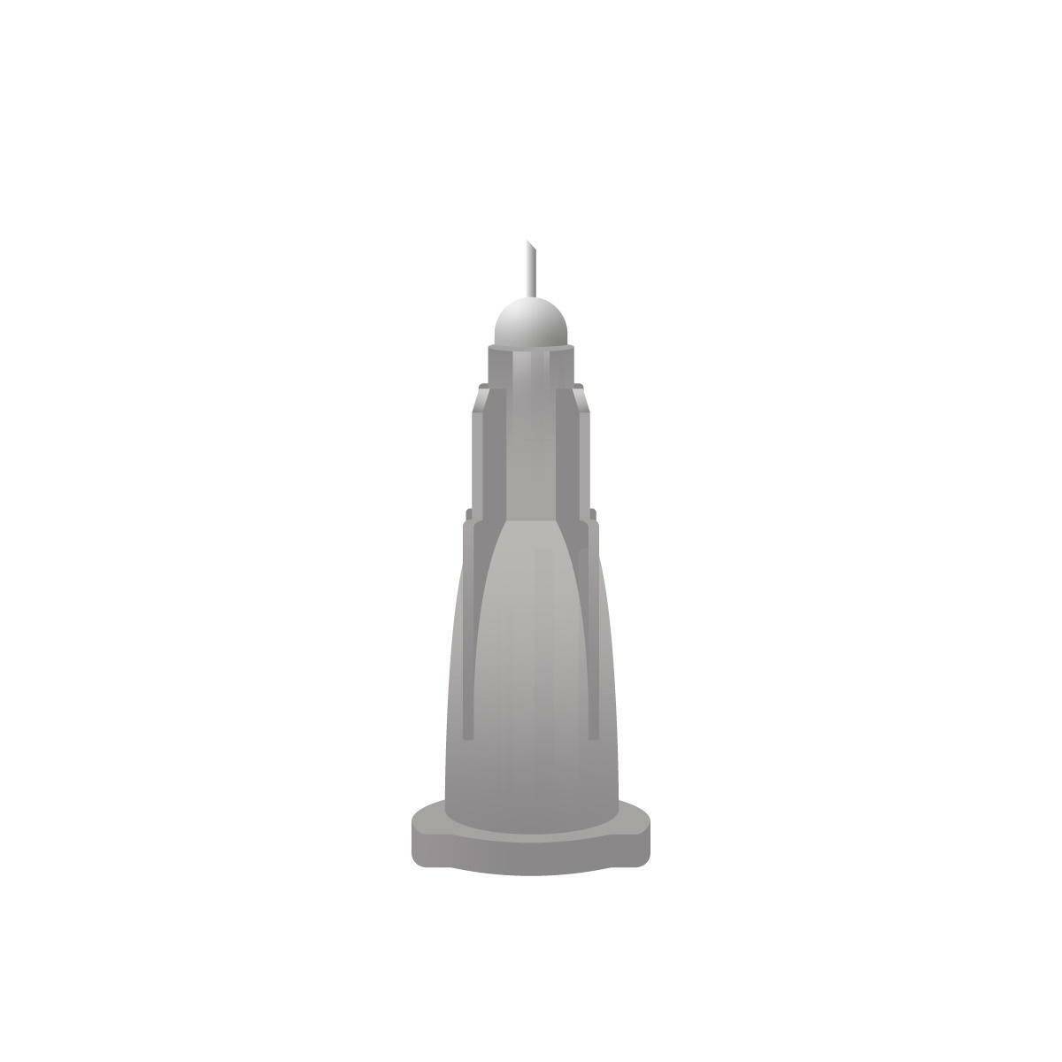 Micro-aiguille Meso-relle grise de 27 g, 2,5 mm, pour microthérapie