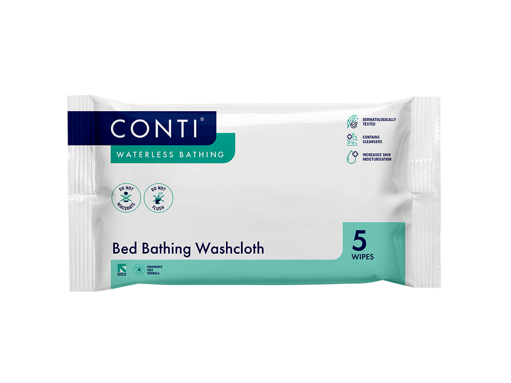 Conti Bed Gant de Toilette Sans Parfum 5 Lingettes