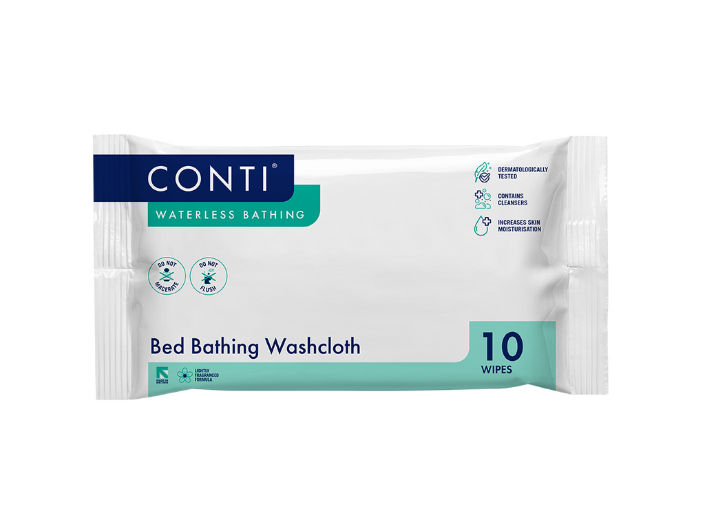 Conti Bed Gant de toilette légèrement parfumé 10 linges