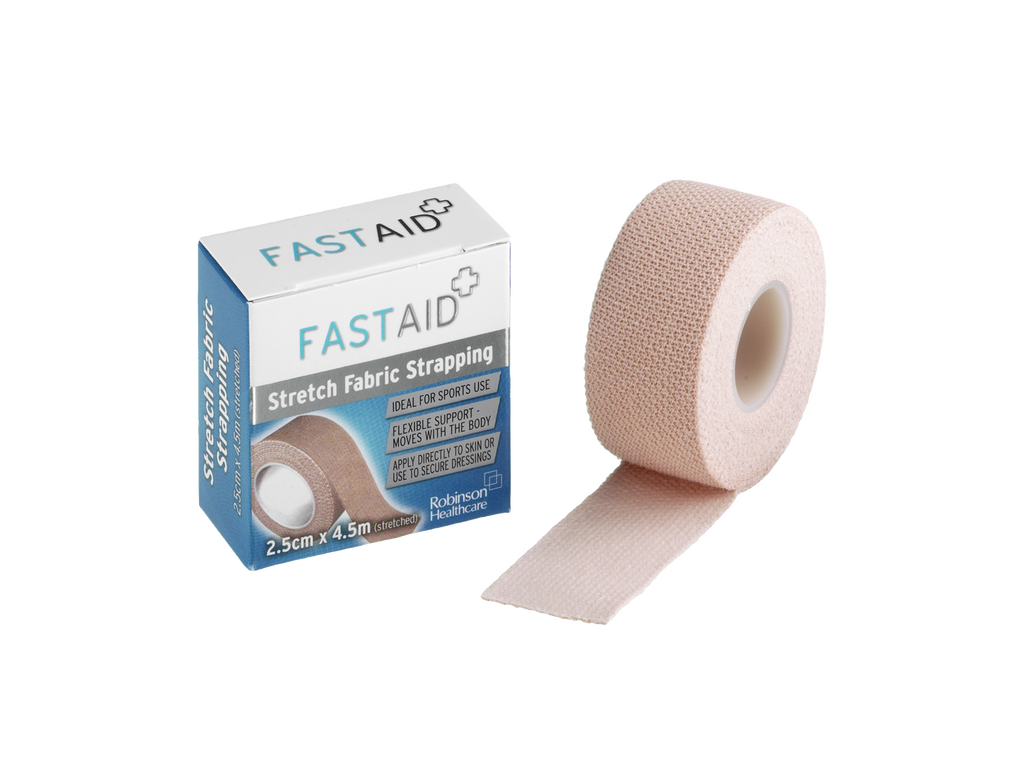 Cerclage en tissu extensible Fast Aid 2,5 cm x 4,5 m
