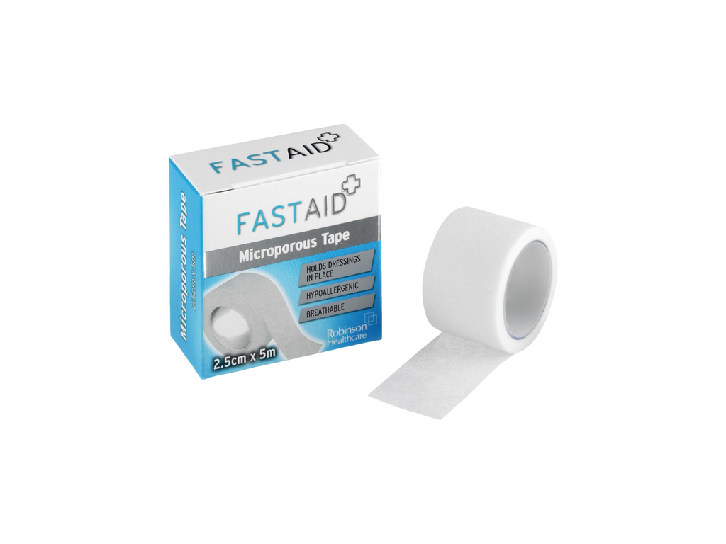 Ruban microporeux Fast Aid 2,5 cm x 10 m