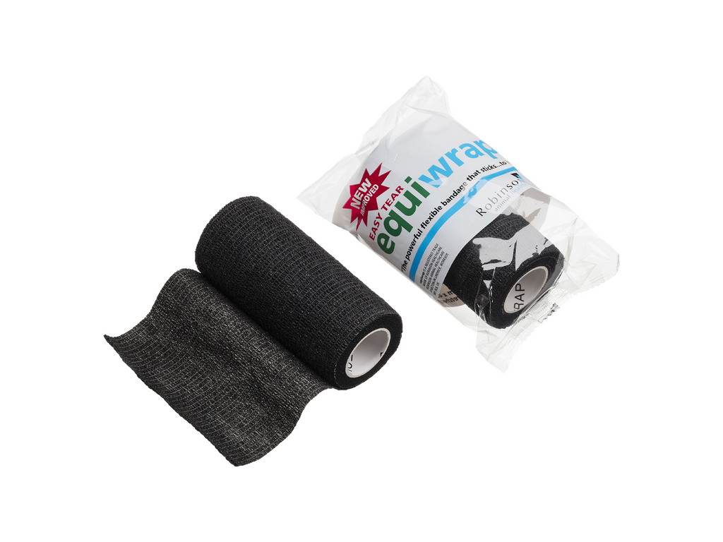 Pansement cohésif Equiwrap 10 cm x 4,5 m Noir