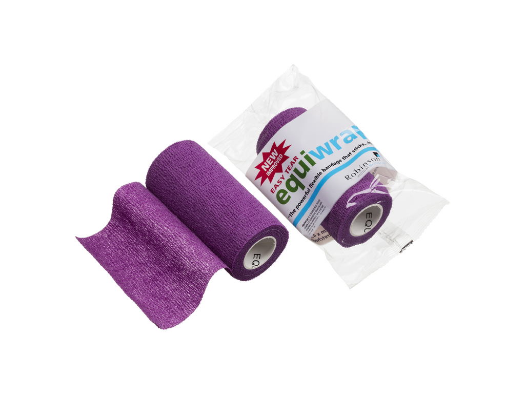 Pansement cohésif Equiwrap 10 cm x 4,5 m violet