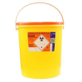 Poubelle pour objets tranchants Sharpsguard orange de 22 litres