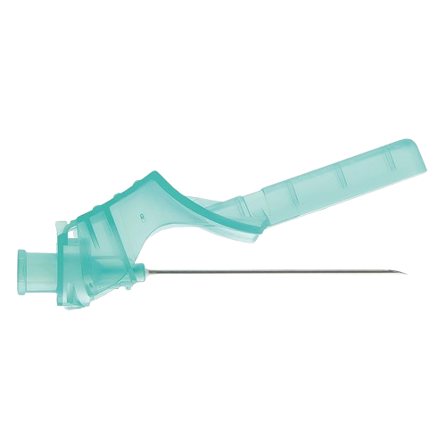 Aiguille de sécurité Terumo Agani verte 21 g, 1 pouce