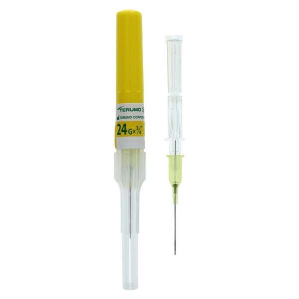 Cathéter Terumo Surflash IV 24 g 3/4 pouce 15 ml/min