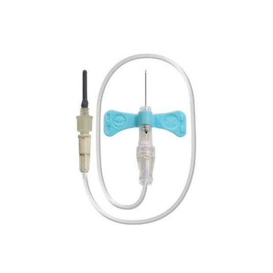 Ensemble de boutons poussoirs BD Vacutainer de 23 g x 3/4 po, tube de 7 pouces