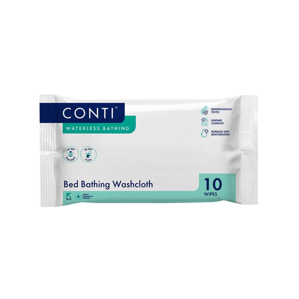 Conti Bed Gant de toilette légèrement parfumé 10 linges
