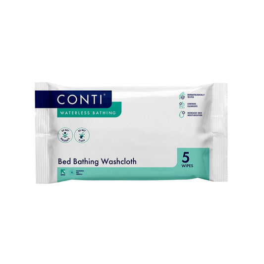 Conti Bed Gant de Toilette Sans Parfum 5 Lingettes