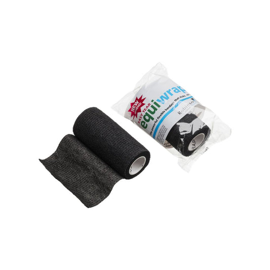 Pansement cohésif Equiwrap 10 cm x 4,5 m Noir