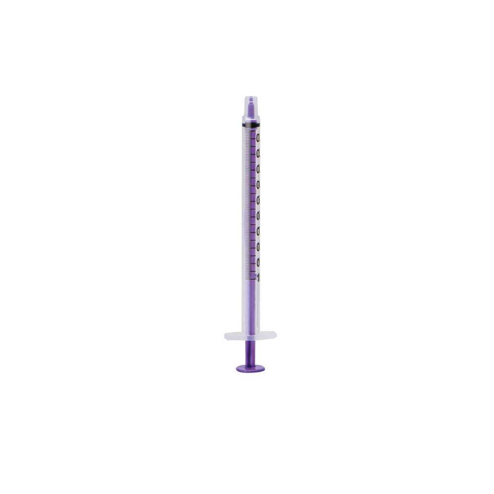 Syringes jetables CareTip pour alimentation orale/entérale de 1 ml