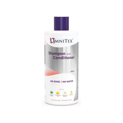 Shampooing et après-shampooing sans rinçage Omnitex 500ml