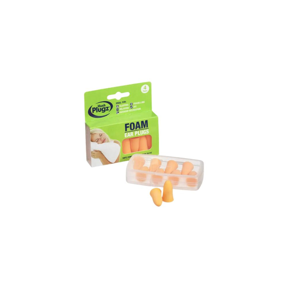 Bouchons d'oreilles en mousse Hush Plugz 4 paires