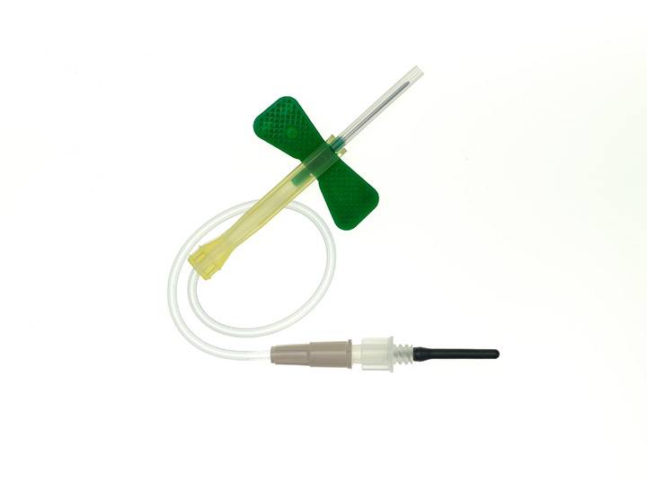 21 g vert 3/4 pouce BD Vacutainer Safety Lok prélèvement sanguin 18 cm