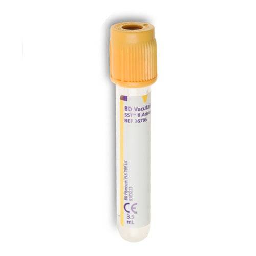 Tubes BD Vacutainer SST II Advance Gold 3,5 ml