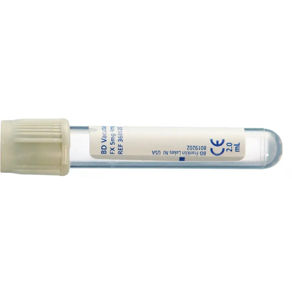 Tubes de prélèvement sanguin gris fluorure/oxalate BD Vacutainer 2 ml