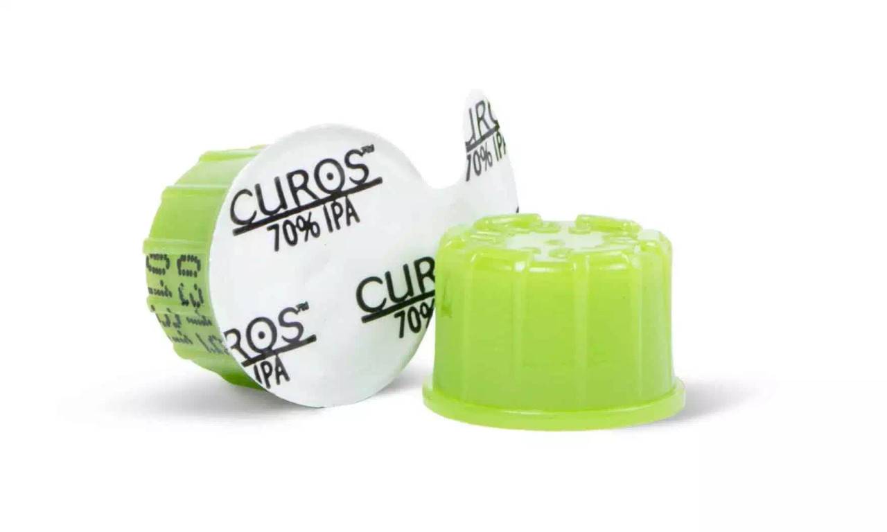 Protecteurs de ports désinfectants Curos 3M - Boîte de 30