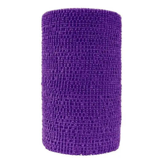 Bande élastique cohésive violette 10 cm x 4,5 m