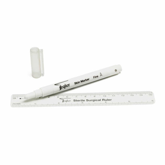 Marqueur de peau stérile fin de 0,5 mm avec règle