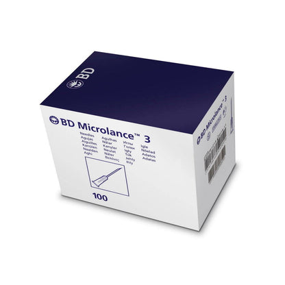 Aiguilles BD Microlance jaunes 30 g de 0,5 pouce
