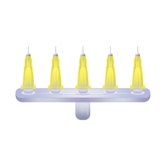 Injecteur multiple linéaire méso-relle, 30 g, 4 mm x 5