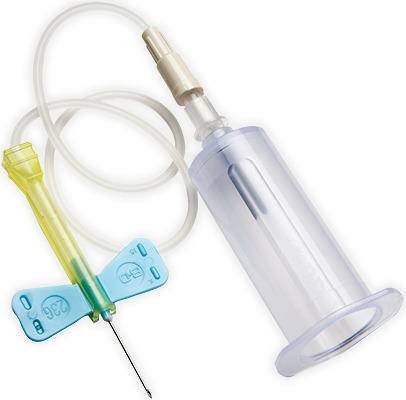 Ensemble de prélèvement sanguin Safety Lok bleu BD Vacutainer 23 g, tube de 12 po