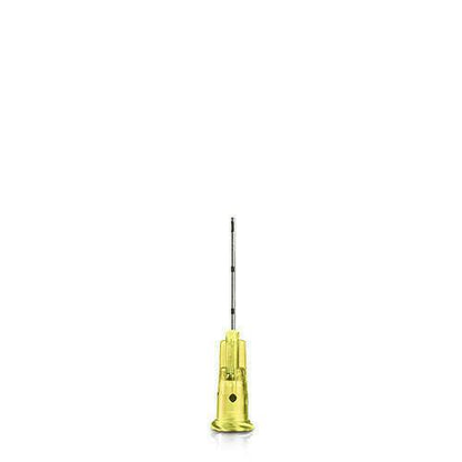 Micro-canule fine FMC jaune 30 g, 1 pouce (25 mm)