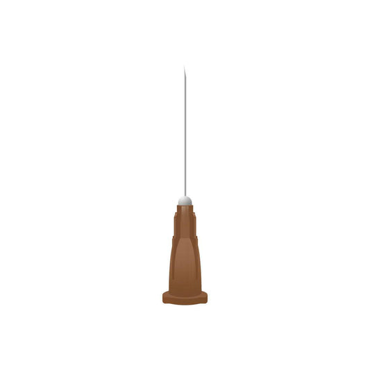 26 g d'aiguilles Unisharp marron de 1 pouce (25 mm x 0,45 mm)