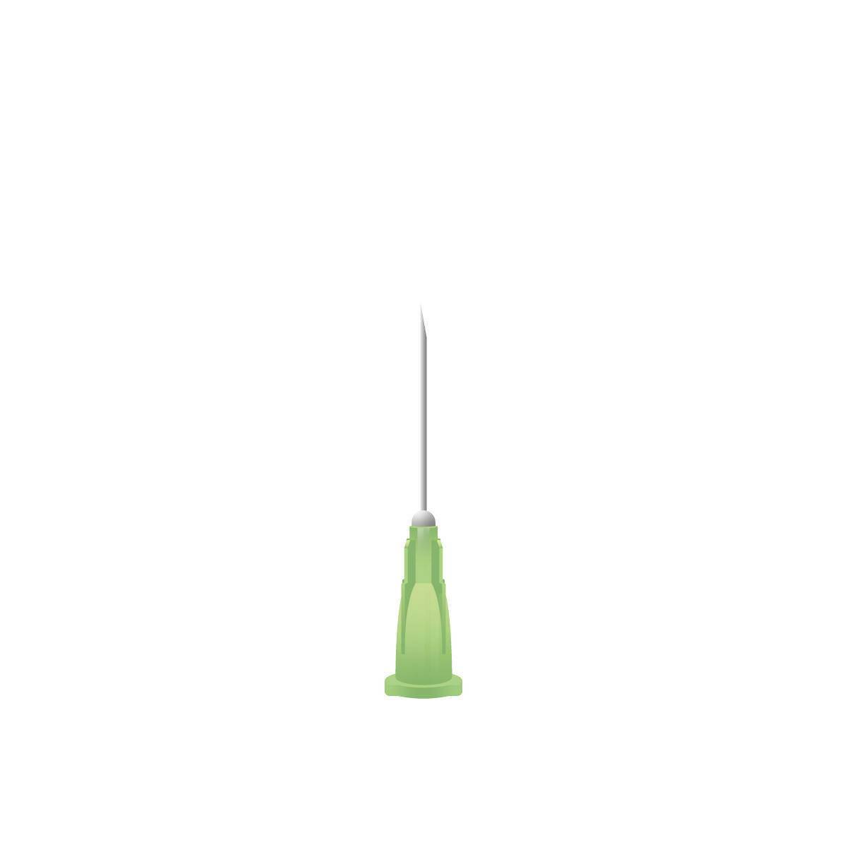 Aiguilles BD Microlance vertes de 21 g et 1 pouce