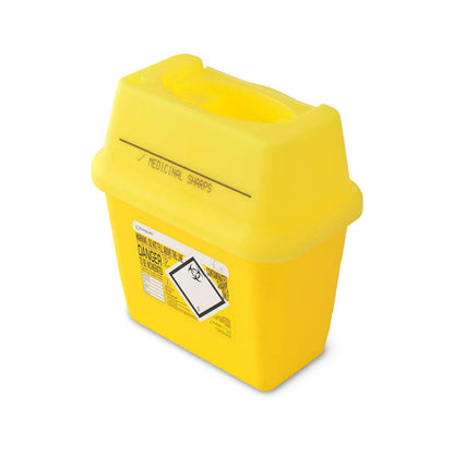 Poubelle pour objets tranchants Frontier Sharpsafe jaune 3 litres