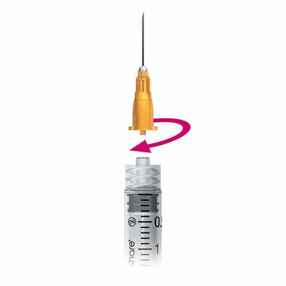 Nevershare 2.5ml Nevershare Luer Lock Syringes UKMEDI UK Medical Supplies