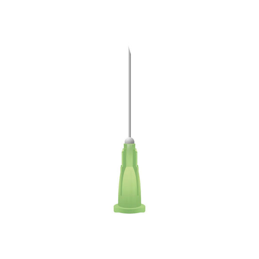 Aiguilles Terumo vertes de 21 g et 1 pouce