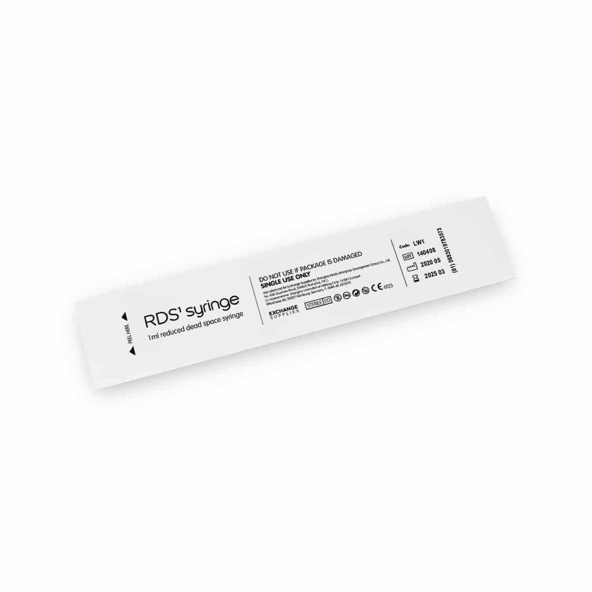 1ml Reduced Dead Space Syringes - UKMEDI