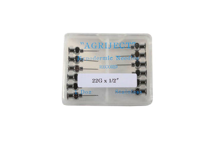 Aiguilles Agriject Record Fit 22 g 1/2 pouce x 12