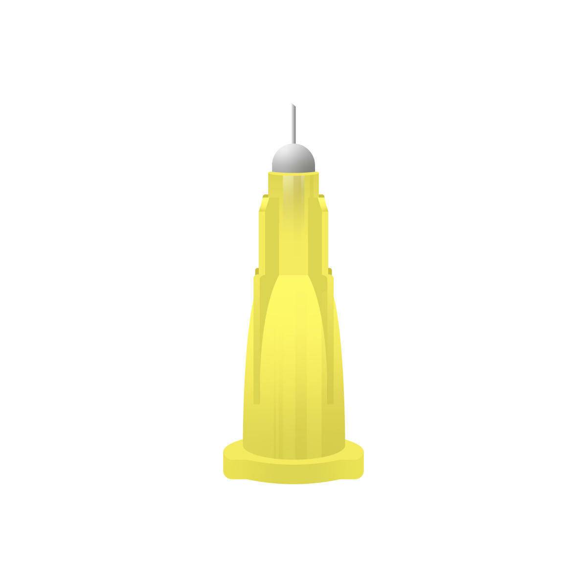 Micro-aiguille Meso-relle jaune 30 g, 2,5 mm, pour microthérapie