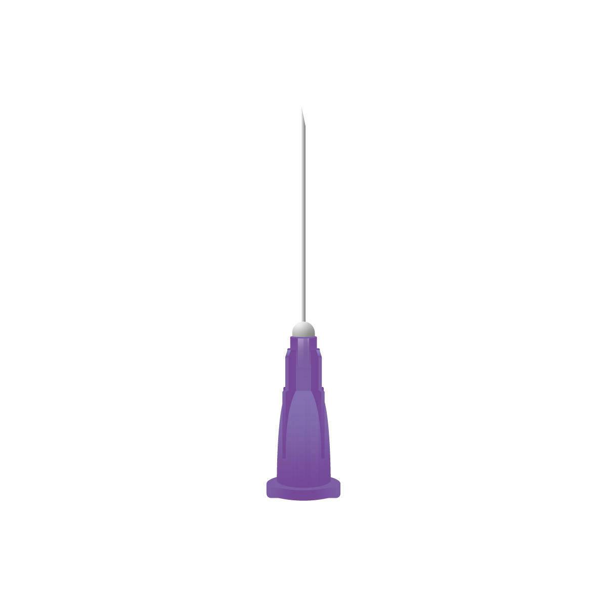 Aiguilles Microlance BD violettes 24 g de 1 pouce (25 mm x 0,55 mm)