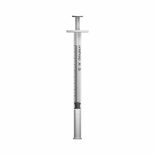 Seringue et aiguille Unisharp 1 ml 0,5 pouce 29 g u100