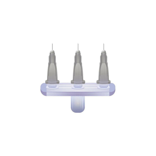 27 g Gris 4 mm x 3 Meso-relle Multi Injecteur