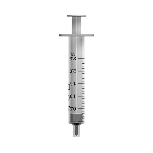 2.5ml Vernacare Reduced Dead Space Syringe 011601 UKMEDI.CO.UK