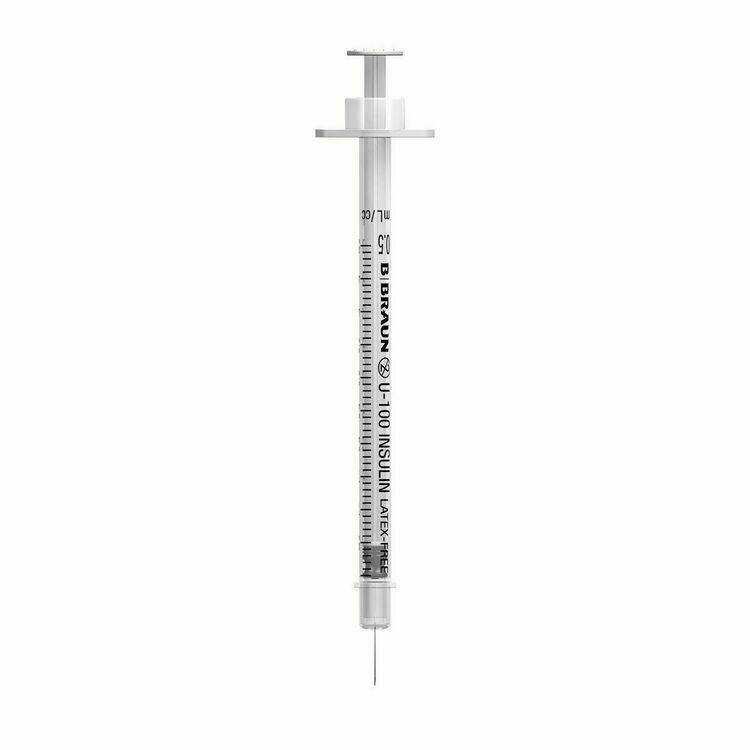 Seringue à aiguille fixe BBraun Omnican, 0,5 ml, 30G, 8 mm, u100