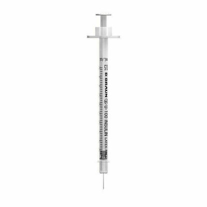 Seringue à aiguille fixe BBraun Omnican, 0,5 ml, 30G, 12 mm, u100