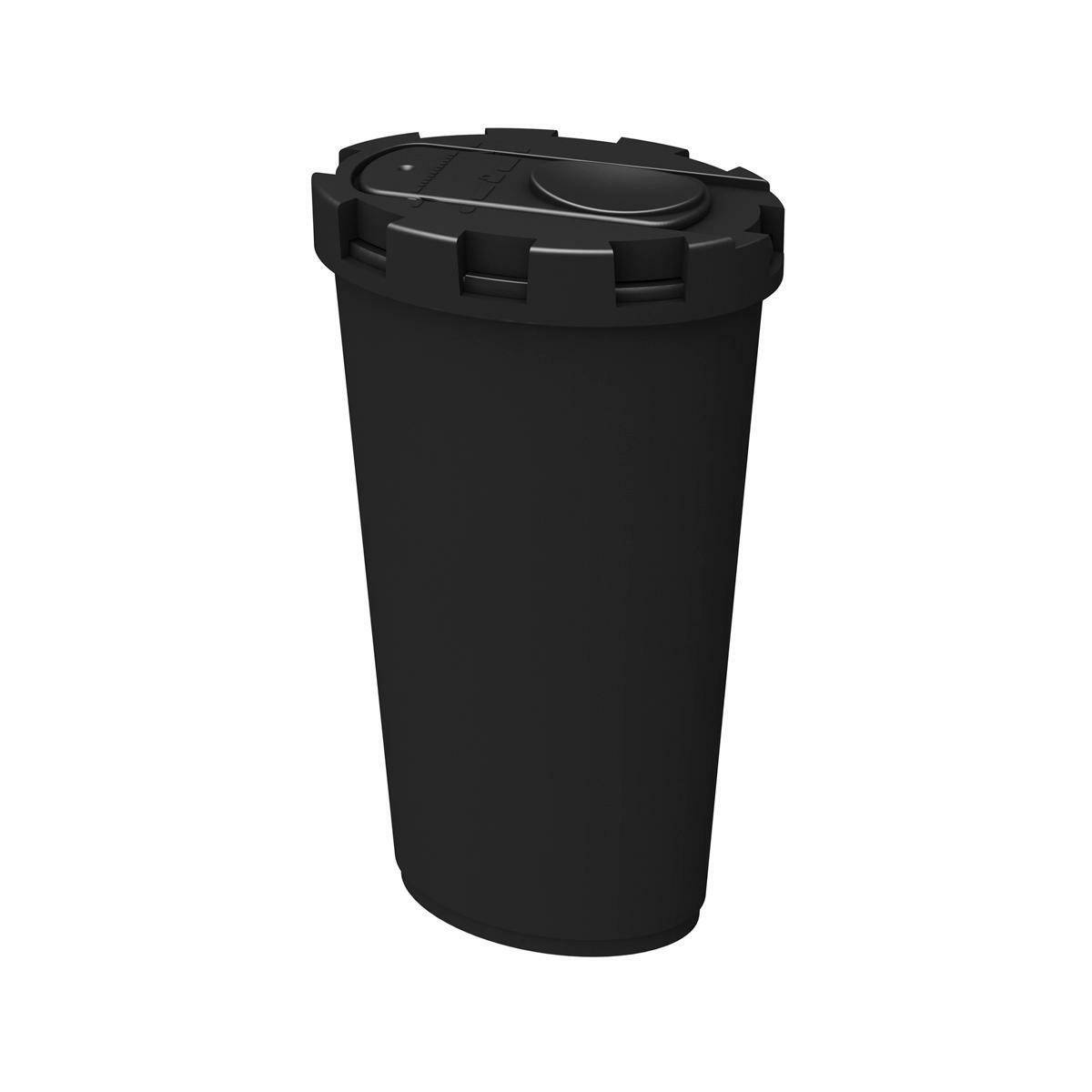 0.3 Litre Black Discreet Sharps Bin compact-sharps-black UKMEDI.CO.UK