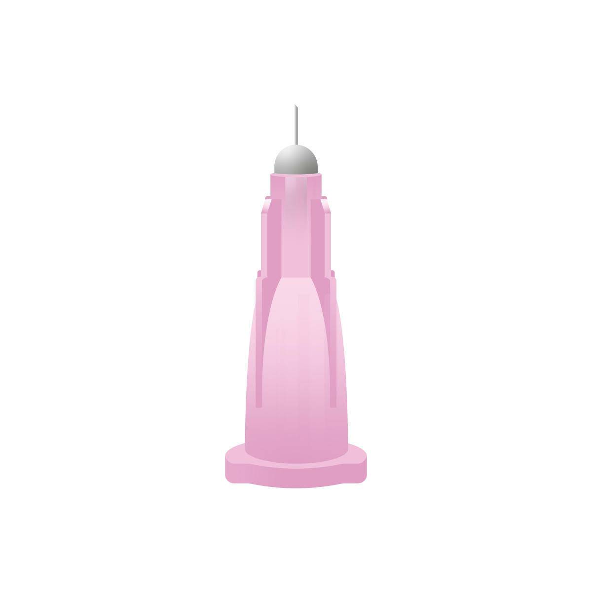 Micro-aiguille Meso-relle rose 32 g, 2,5 mm, pour microthérapie