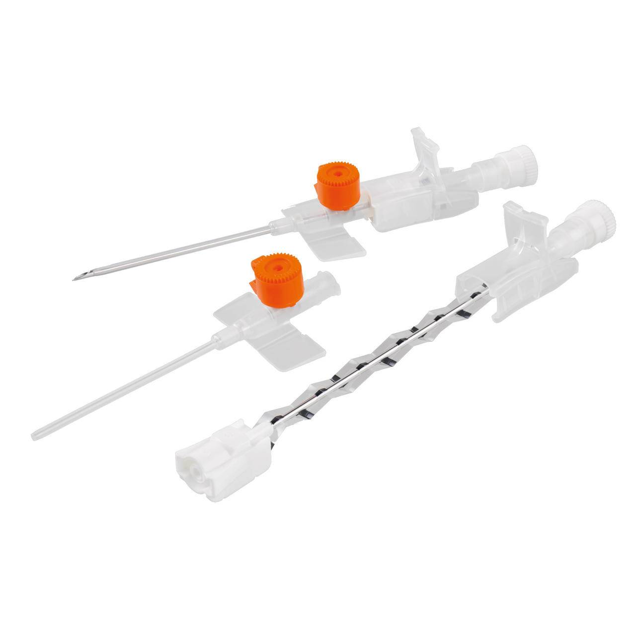 Canule de sécurité BD Venflon Pro orange 14 g 45 mm avec port d'injection
